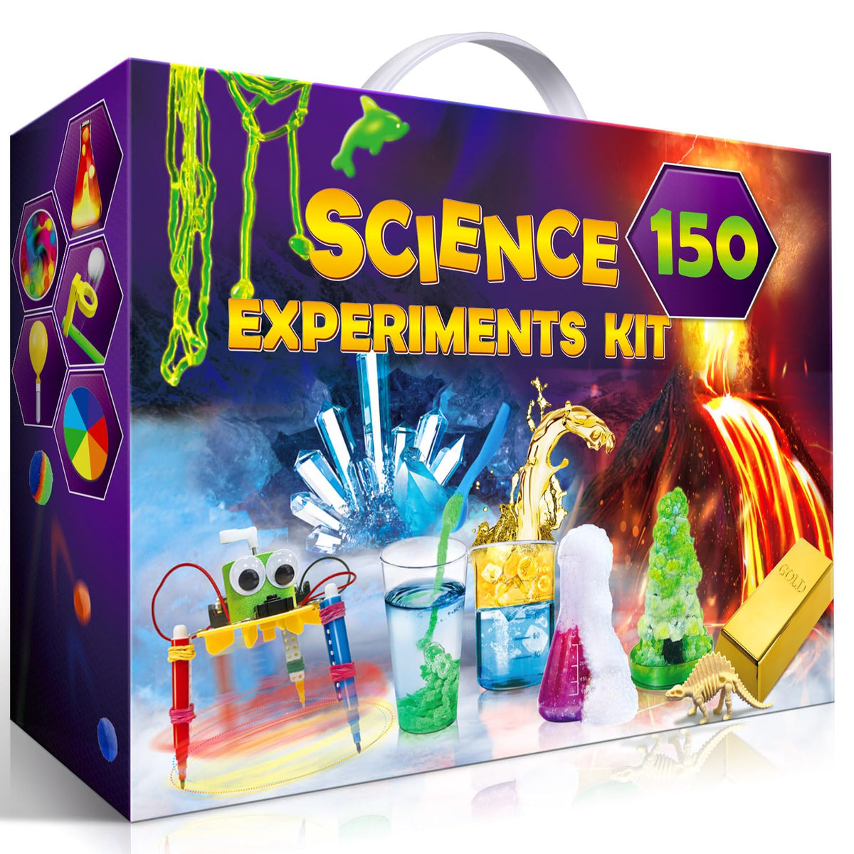 UNGLINGA 150 experiments volcano kit engages curious kids in eruptive science play