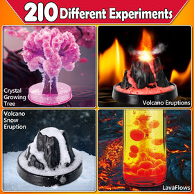 UNGLINGA 210 Experiments Crystal Growth—exciting crystal formation for STEM exploration.