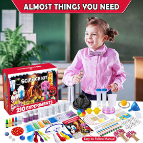 UNGLINGA 210 Experiments Gift Idea—perfect science-themed present for birthdays and holidays.