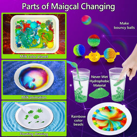 UNGLINGA 272 rainbow walking water science fun and color mixing