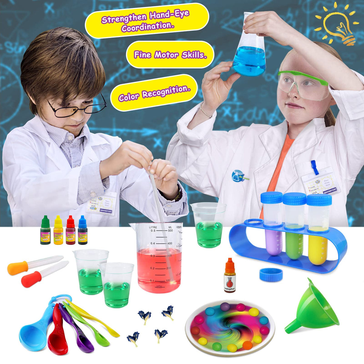 UNGLINGA 30 Experiments kit full set for immersive science play