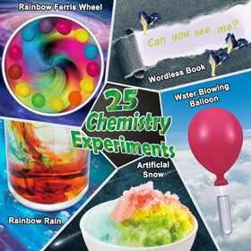 UNGLINGA 70 Lab Experiments crystal growing activity shows colorful crystal patterns