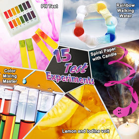 UNGLINGA 70 Lab Experiments detailed learning guide supports step-by-step science routines