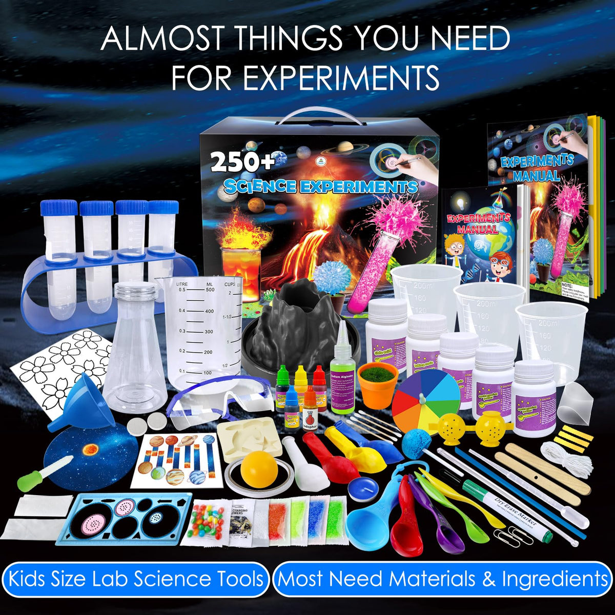 UNGLINGA chemistry tools including pipettes and tubes for hands-on play