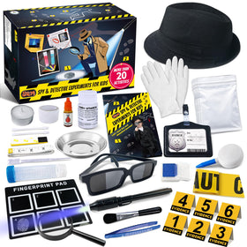 UNGLINGA kids spy kit detective hat enhances imaginative mystery play
