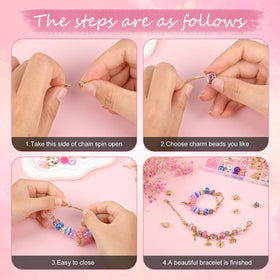 Uniartfy snake chain bracelets for versatile crafting