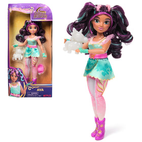 Unicorn Academy Ava doll, 9.5-inch poseable figure for imaginative play