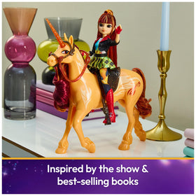 Gift-ready Unicorn Academy packaging featuring Cinder and friends