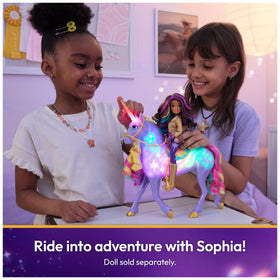 Unicorn Academy Sophia on Wildstar pose invites adventures, doll sold separately.