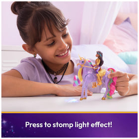 Unicorn Academy Sophia poseable doll with articulation for dynamic riding scenes.