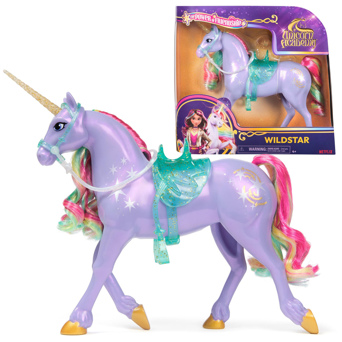 Unicorn Academy Wildstar 11-inch unicorn for imaginative play