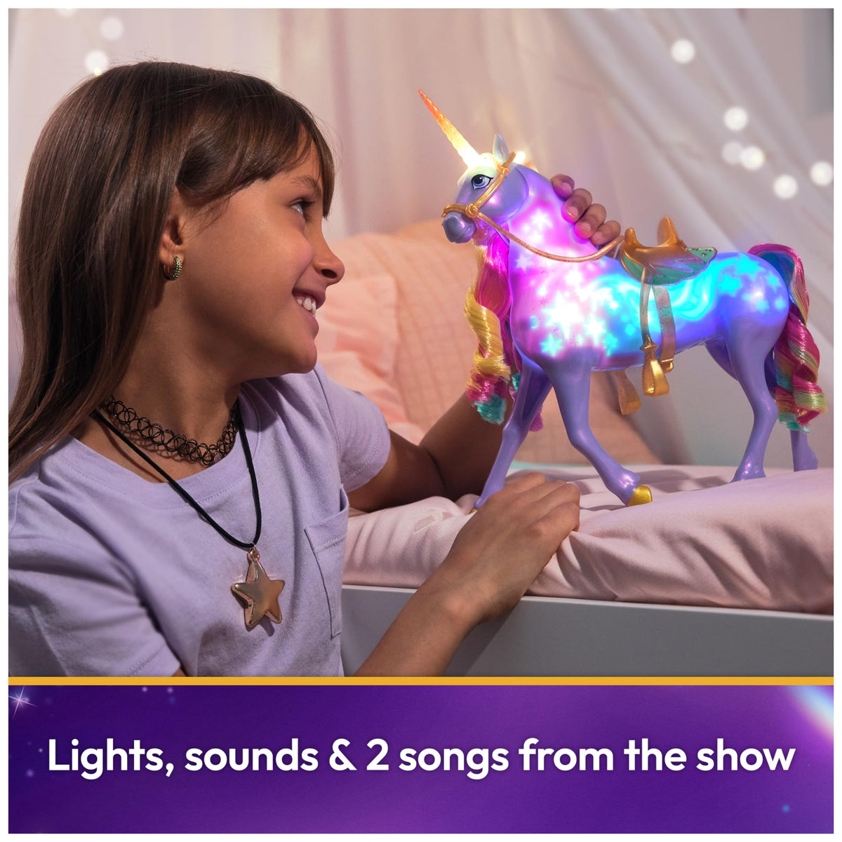 Unicorn Academy Wildstar bonding moment encourages imaginative play.