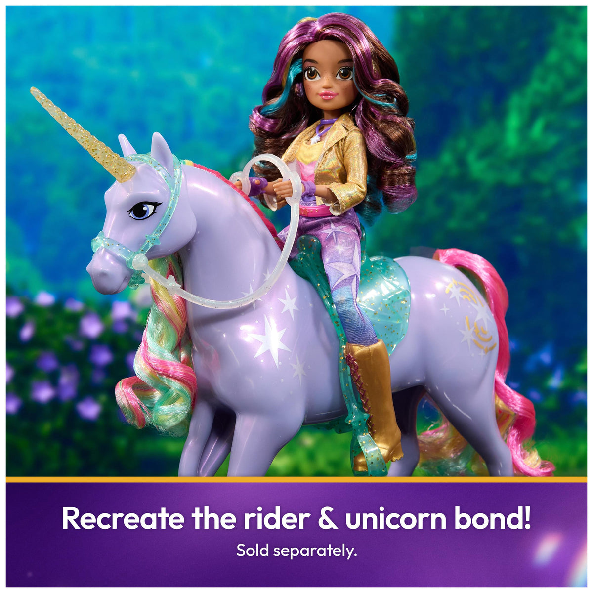 Unicorn Academy Wildstar glitter horn adds magical visual appeal