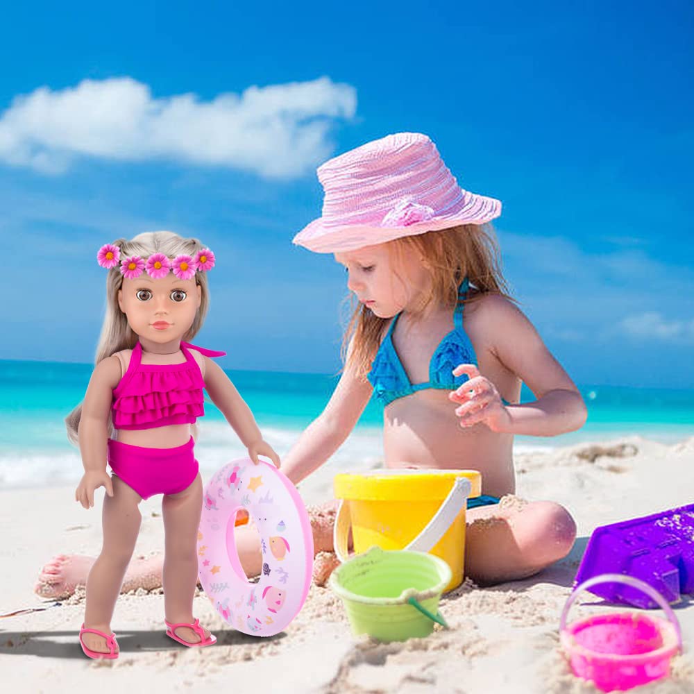 UNICORN ELEMENT 11pcs doll accessories set ideal for gifts.