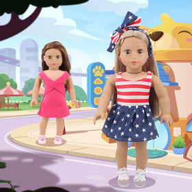 UNICORN ELEMENT compatible with 18-inch dolls for easy outfit matching