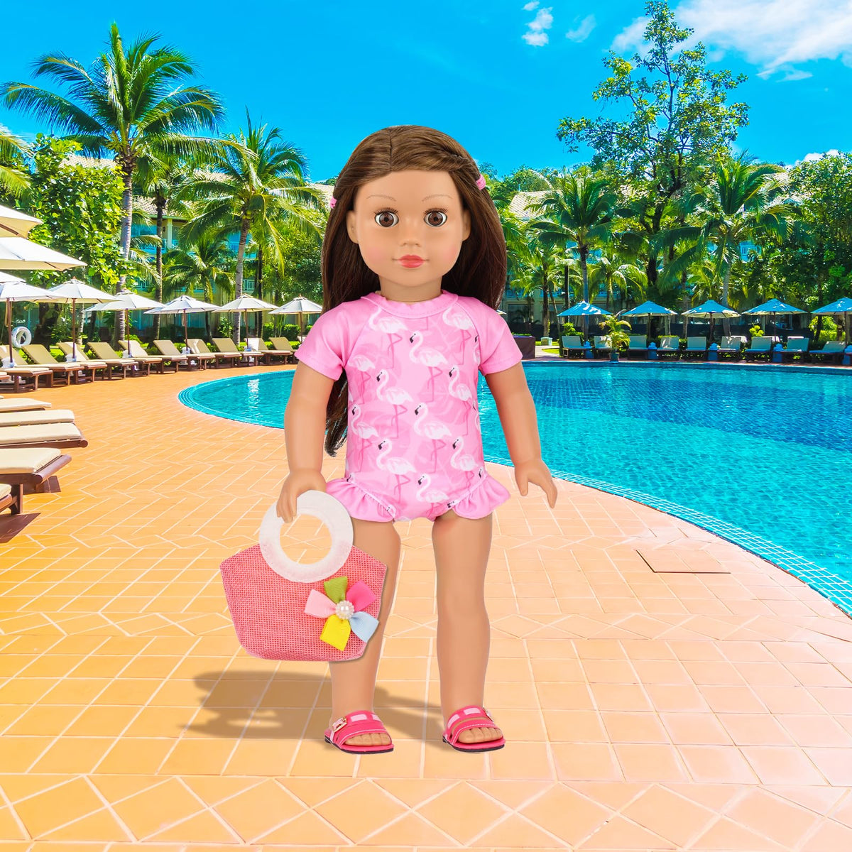 UNICORN ELEMENT 18-inch doll swimsuit set B for mix and match outfits