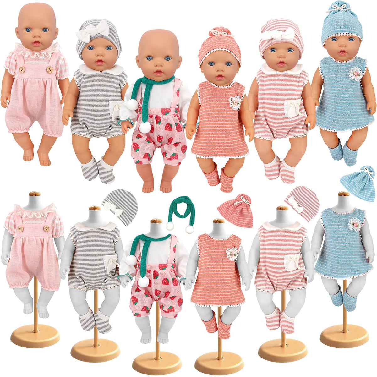 UNICORN ELEMENT 4 hats and 4 socks included completing the dress-up look.