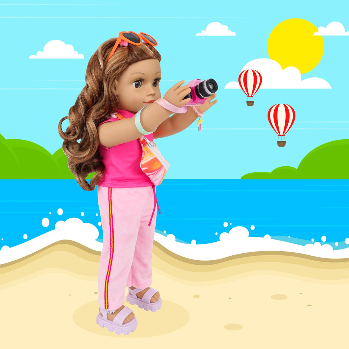 UNICORN ELEMENT 18-inch doll cell phone for role-play moments