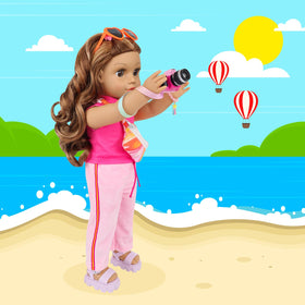UNICORN ELEMENT 18-inch doll cell phone for role-play moments