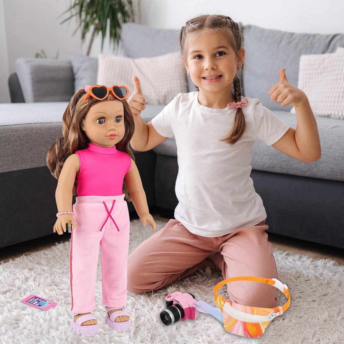 UNICORN ELEMENT 18-inch doll waist pack handy travel accessory