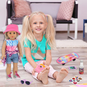 Unicorn Element tie-dye-tshirt offers bright casual style for storytelling