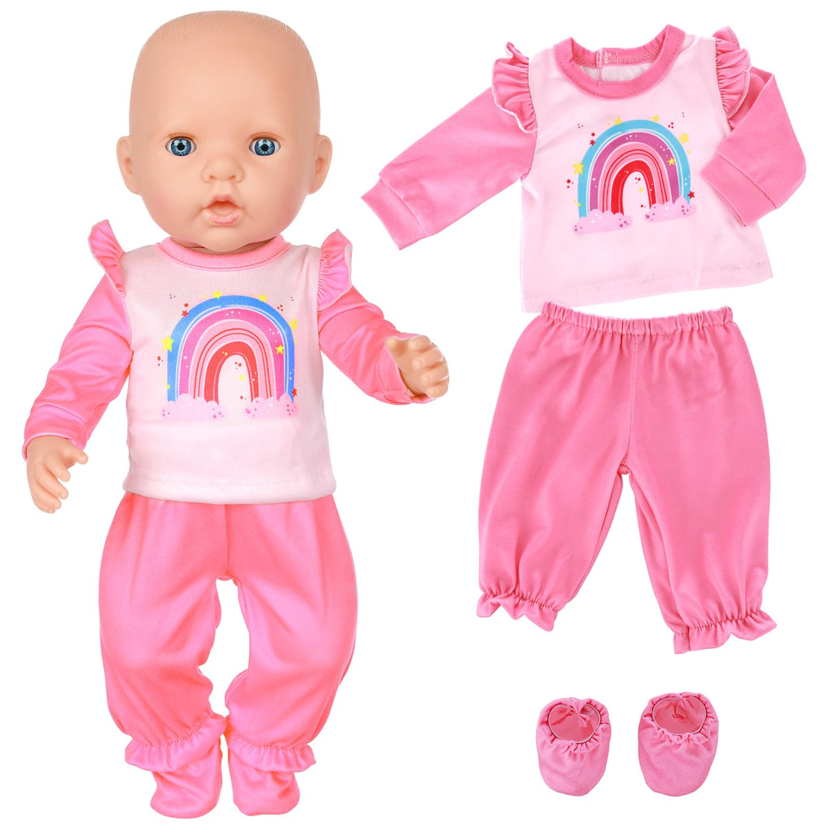 UNICORN ELEMENT comb and mirror set prepared for grooming pretend play