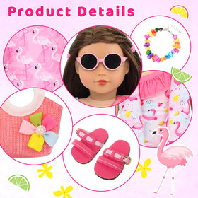 UNICORN ELEMENT doll bathrobe for cozy dressing during pretend spa day