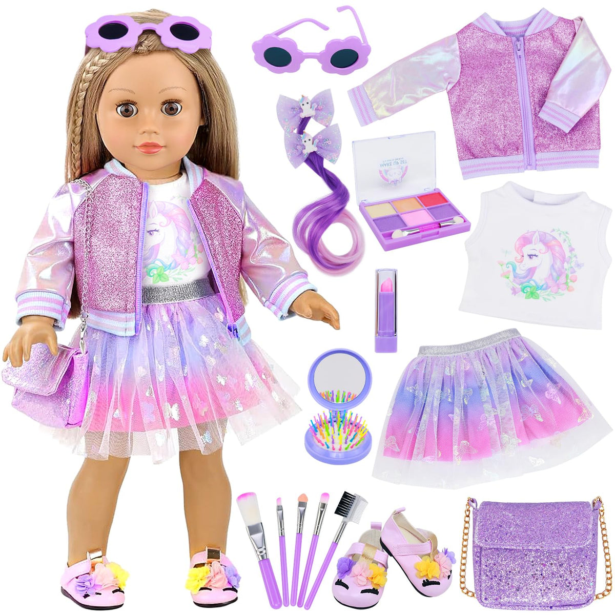 UNICORN ELEMENT doll dress set boosts imaginative play and styling
