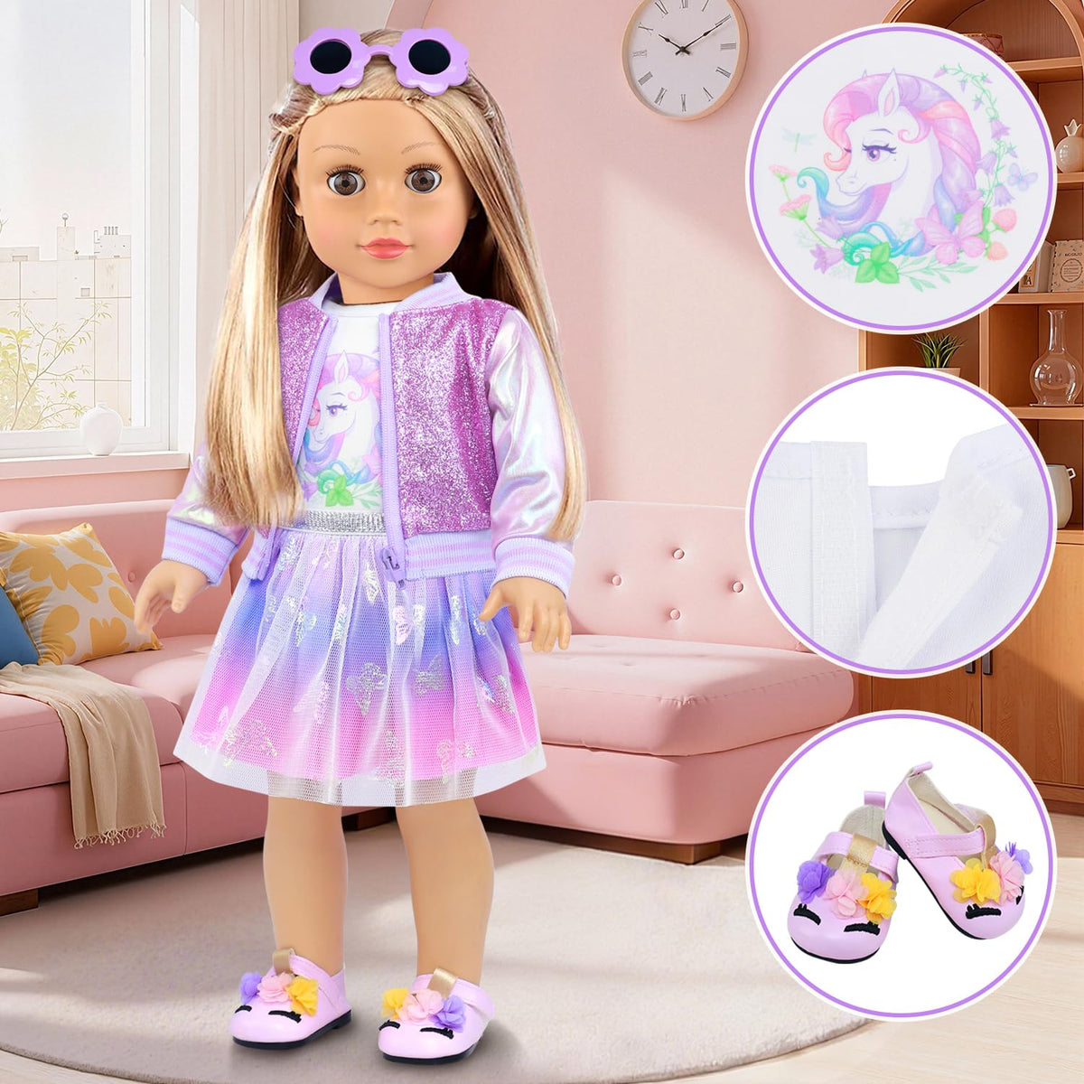 UNICORN ELEMENT lipstick for colorful pretend makeup play