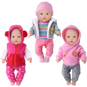 unicorn element doll socks for 16-18 inch dolls, finishing touch for cozy dressing