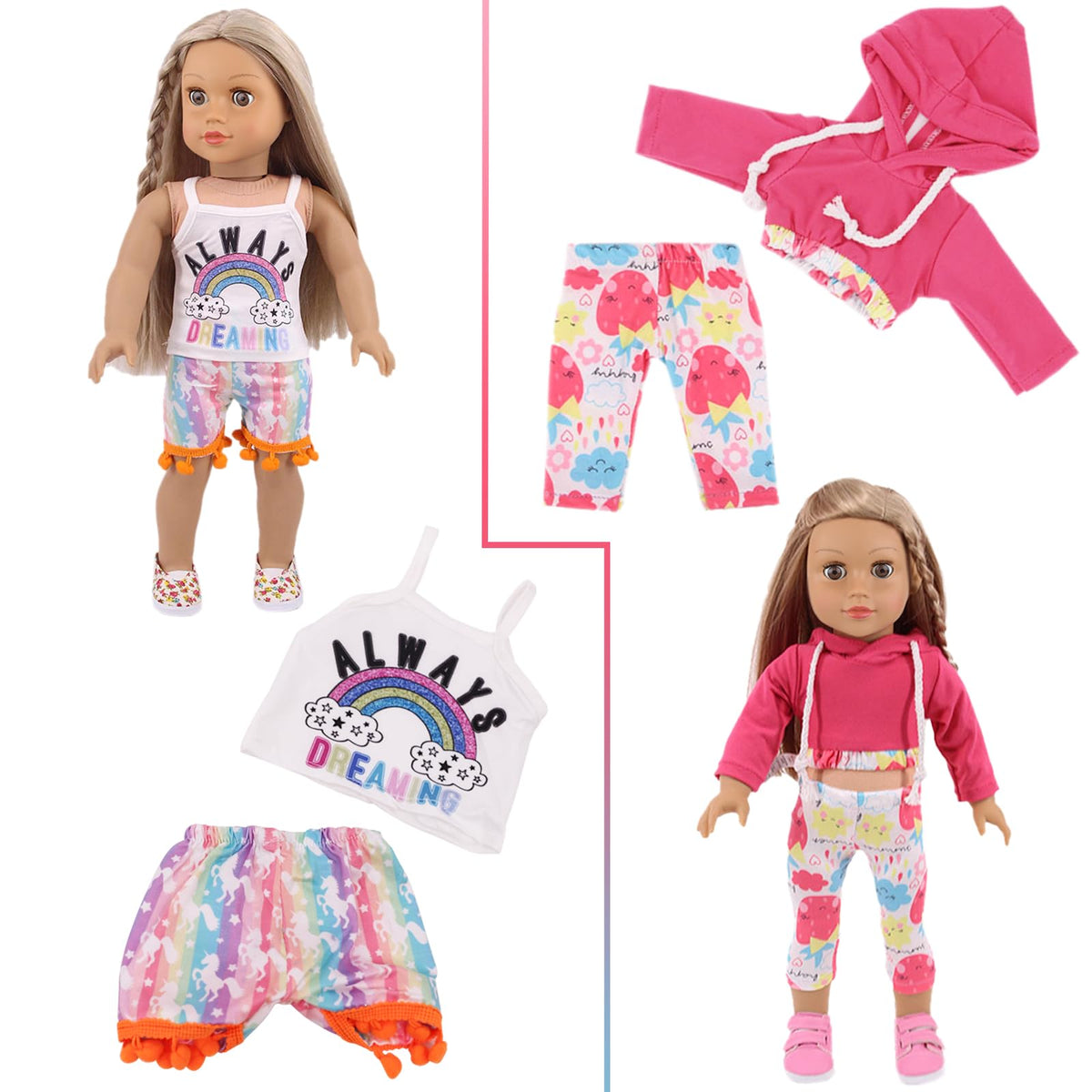 UNICORN ELEMENT dresses and pajamas set emphasizes comfy bedtime outfits