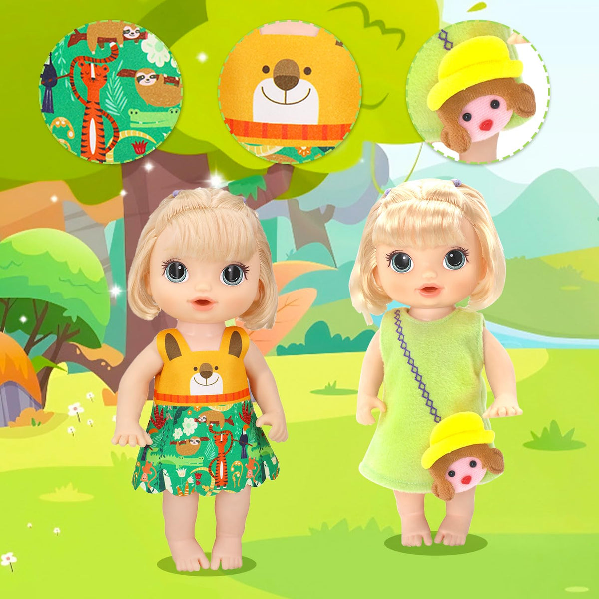 UNICORN ELEMENT 9-set collection sparks creativity during pretend play.