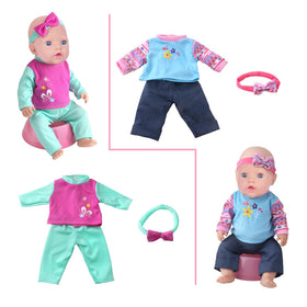 UNICORN ELEMENT gift-ready doll clothes bundle for kids and grandchildren.