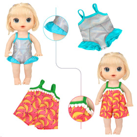 UNICORN ELEMENT dresses for 10-12 inch dolls encourage imaginative styling.