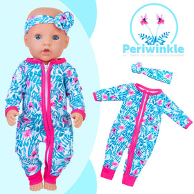 UNICORN ELEMENT green leaf jumpsuit brightening doll outfits.