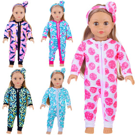 UNICORN ELEMENT headbands complete the coordinated look for dolls.