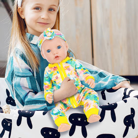 UNICORN ELEMENT package contents image shows five outfits and headbands.