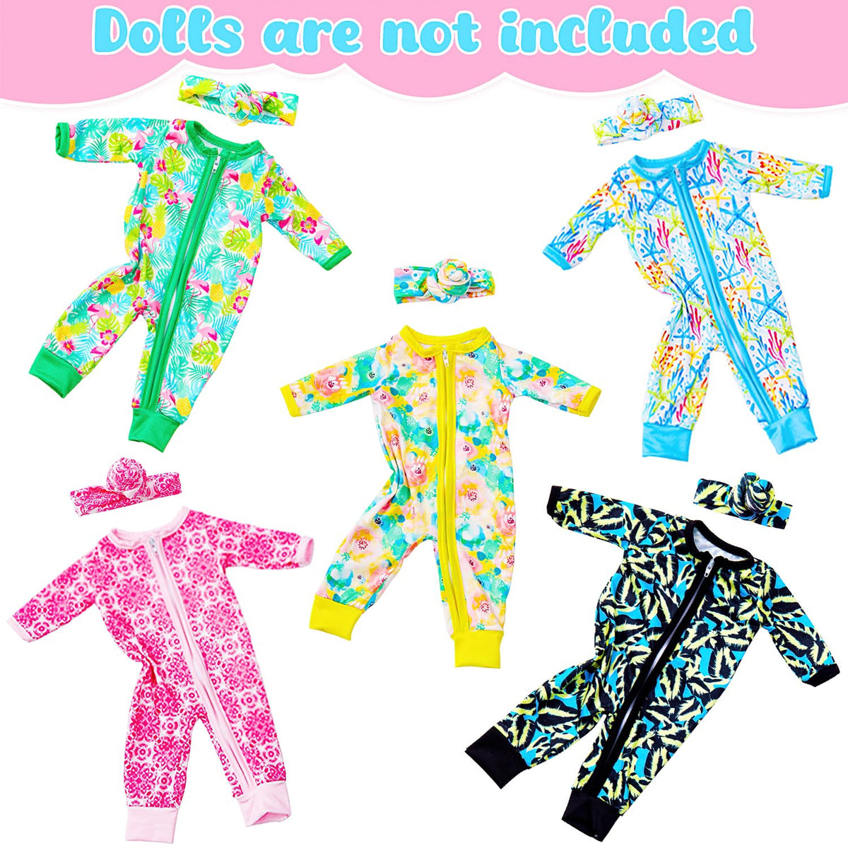 UNICORN ELEMENT retro-pattern jumpsuit offers timeless style for imaginative dress-up.