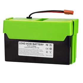 UNIKARO green-black casing battery, rugged and safe for outdoor play