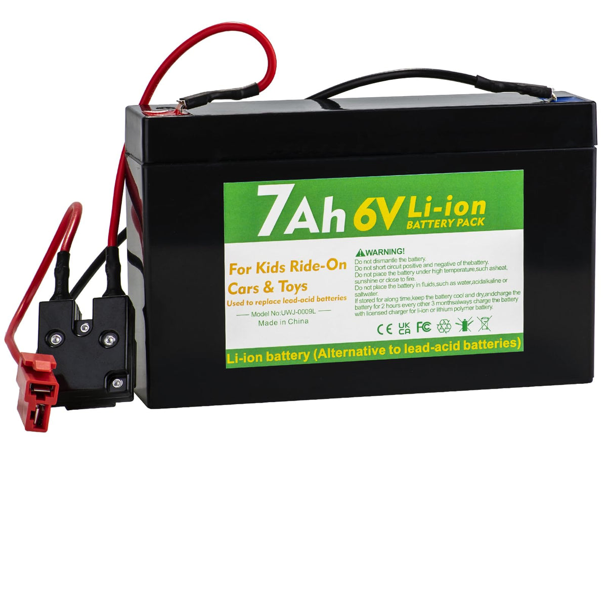 UNIKARO durable plastic housing protecting battery during outdoor play