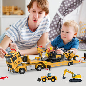 Unimoly set features three movable vehicles for engineering-inspired pretend play