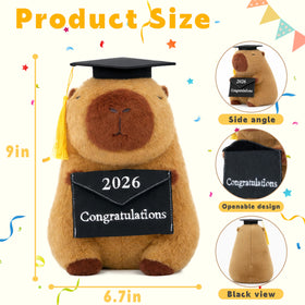 UNIMV class of 2026 capybara on desk, a cute graduation decor