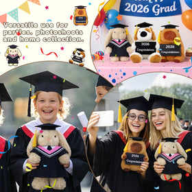 UNIMV kid-friendly graduation plush suitable for celebrations.