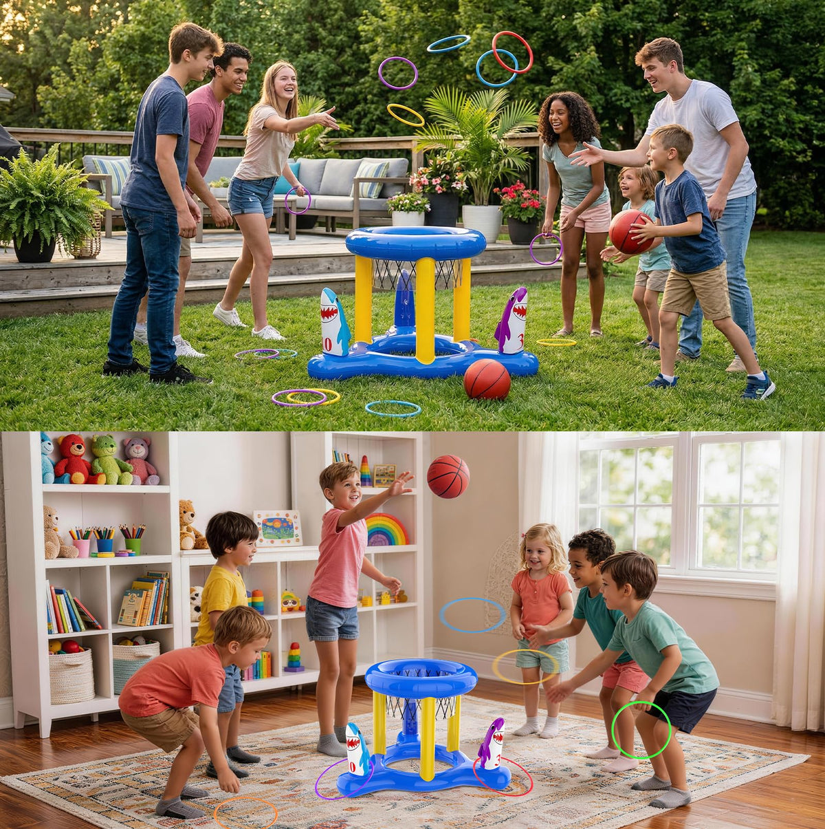 Uniqhia pool games ring toss rings for quick, social challenges in water.