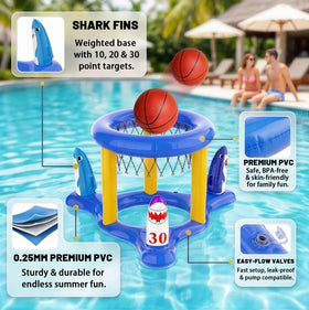 Uniqhia pool party fun setup supports versatile games for all ages.