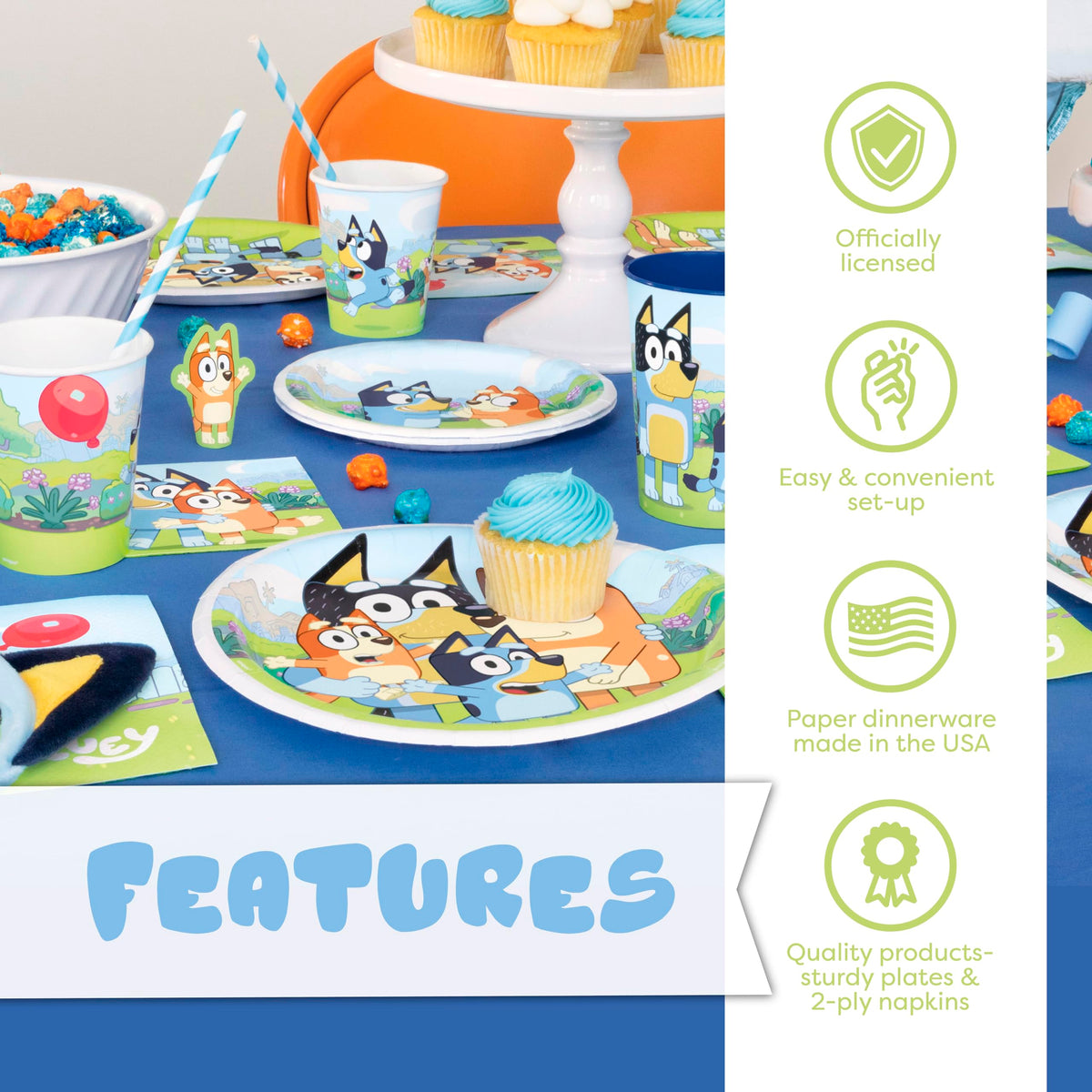 Unique Bluey forks ideal for kid-friendly meals