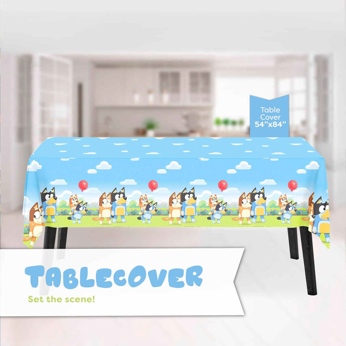 Unique Bluey napkins absorb spills and add cheer