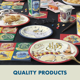 Unique Harry Potter birthday decorations kit dinner plates ready for sturdy serving