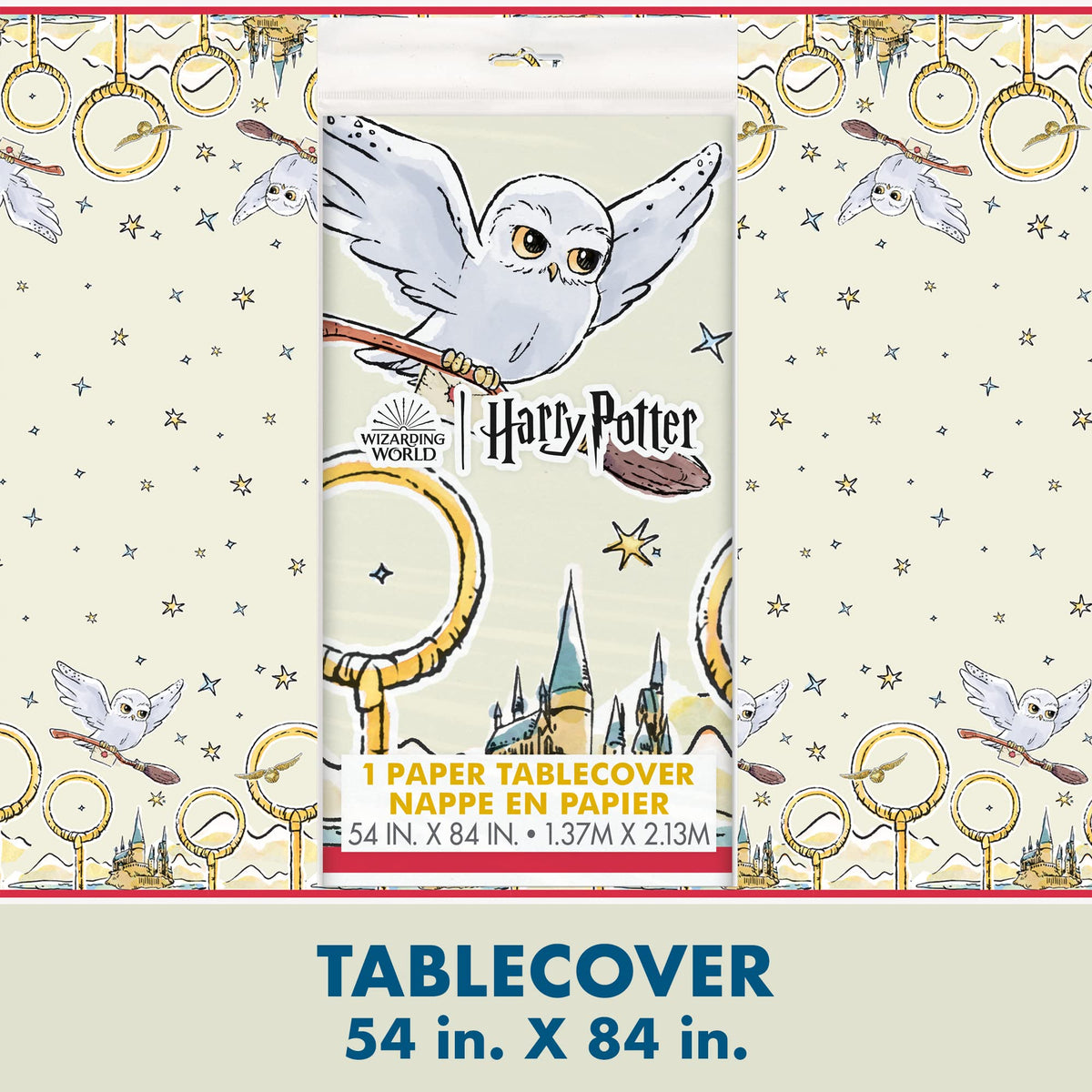Unique Harry Potter birthday decorations kit table cover protecting surfaces