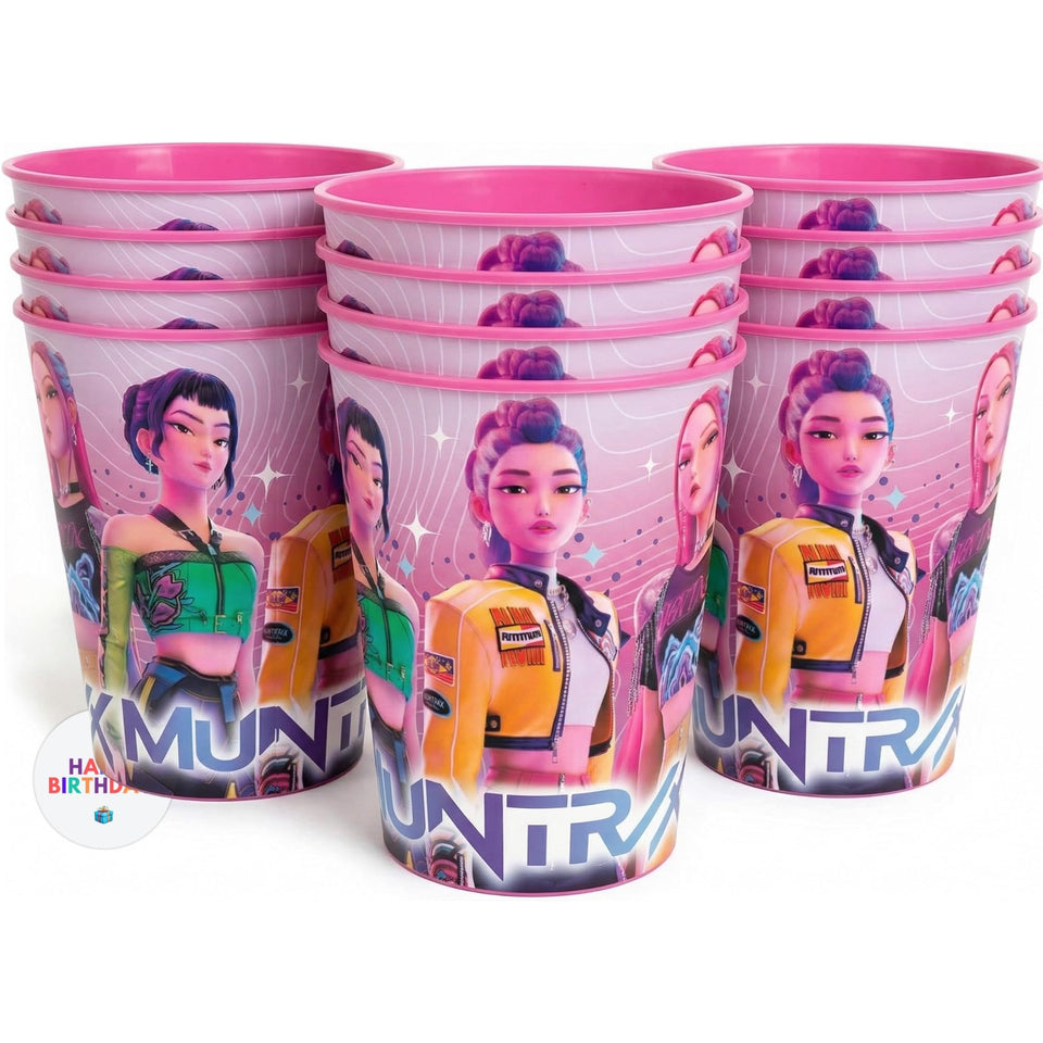 Unique KPop Demon Hunters cups 12-pack ready for party drinks